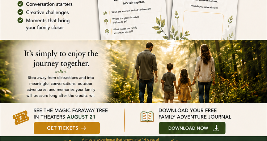 Get Tickets and Download the Free Family Adventure Journal